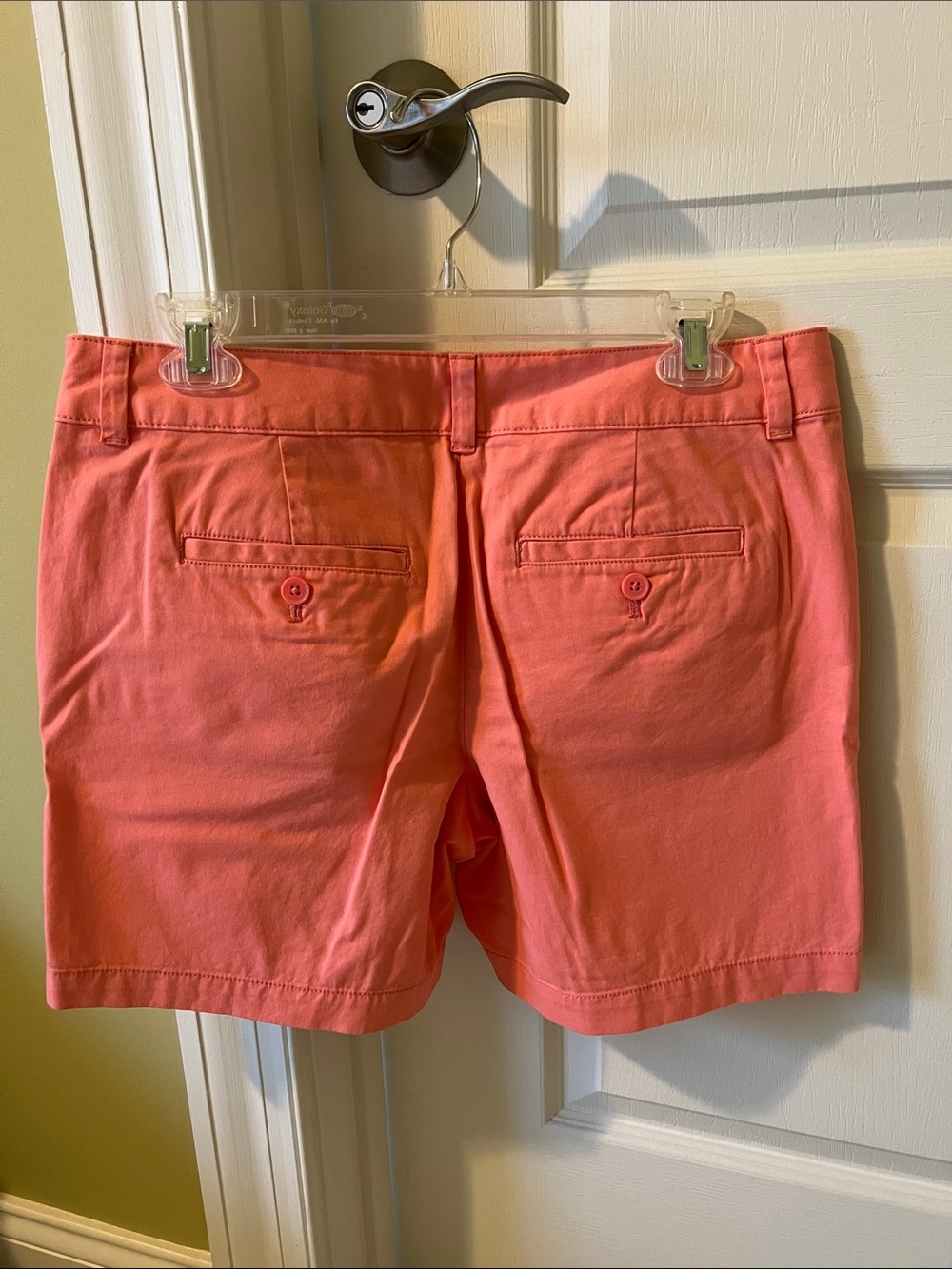 Ann Taylor Loft Women’s Coral Cotton Shorts - Picture 2 of 5
